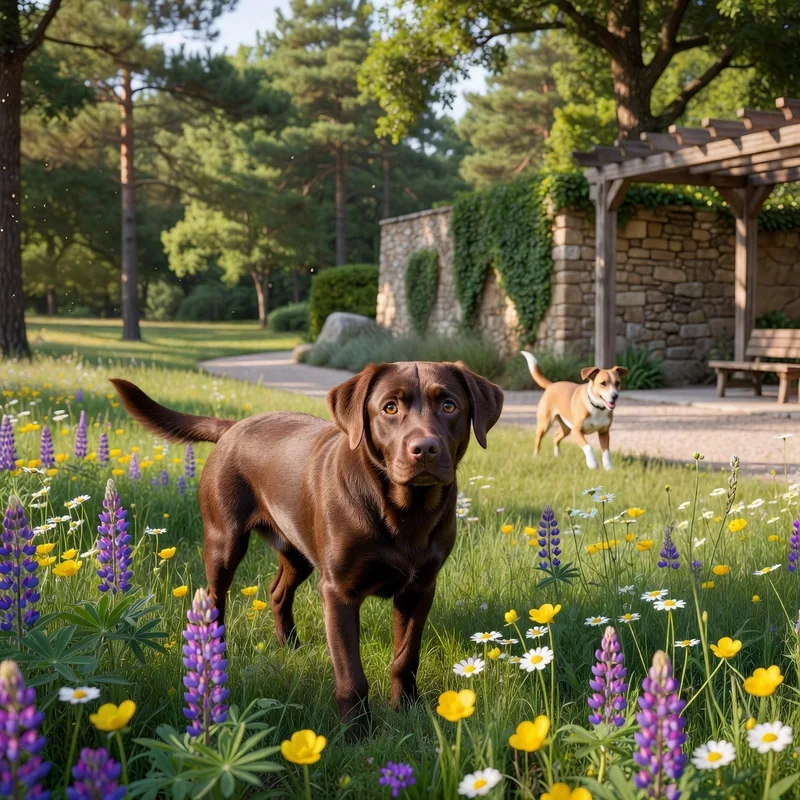 Ben the Doggy Dude at work